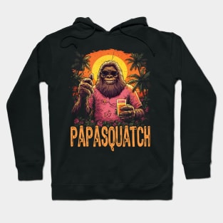 Papasquatch Funny Fathers Day Hoodie